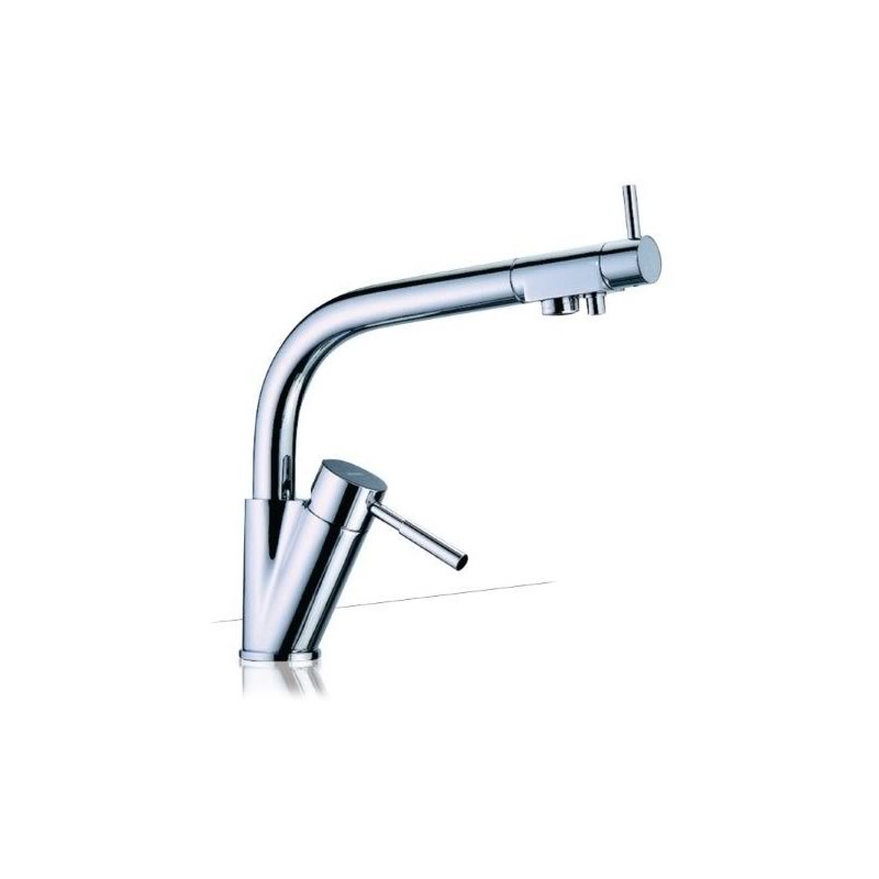 Grifo para fregadero de 3 vías Modelo Oregón, Con mando frontal