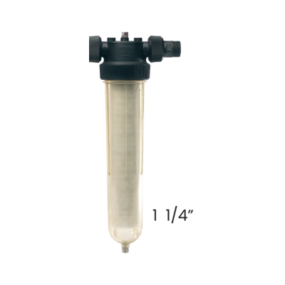 Filtro doméstico Cintropur NW-32, conexión 1 1/4". Incluye enlace 3 piezas, llave de apertura y malla de 25 µm.
