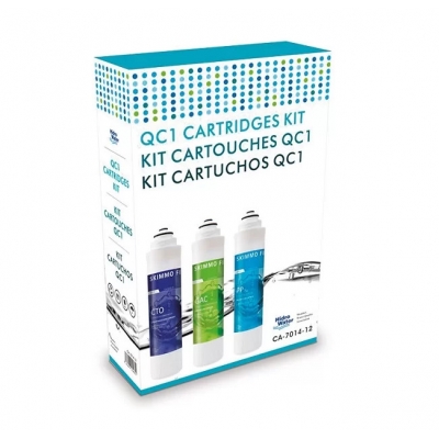 Kit 3 Filtros Ósmosis Inversa Modelo QC1